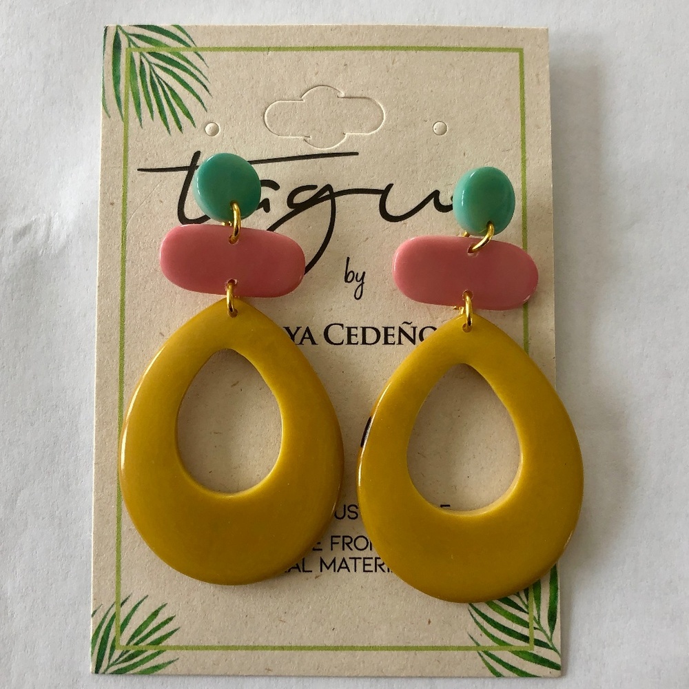New Pastel Sustainable Statement‎ Earrings